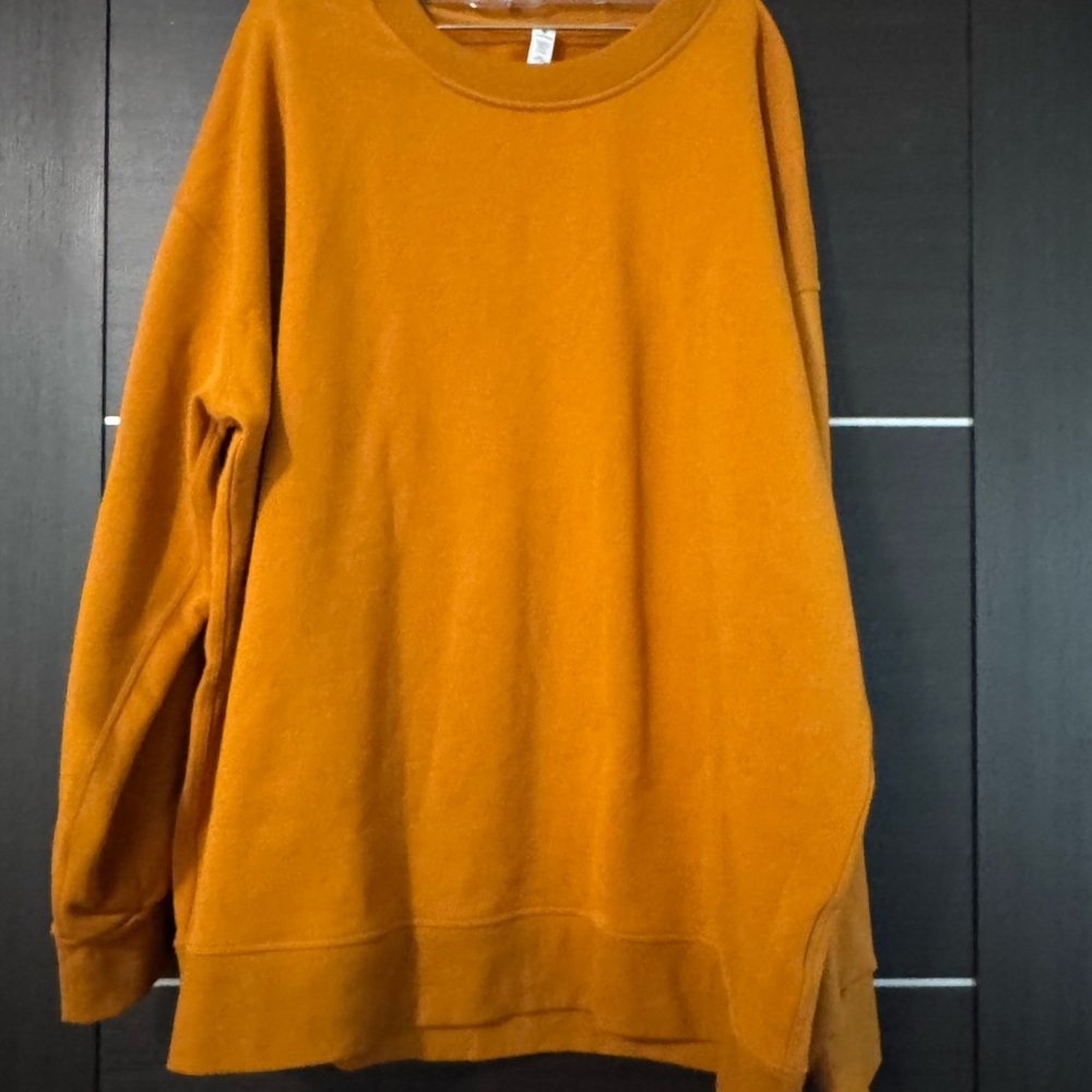 lululemon athletica Men's Burnt Orange Crewneck Sweater